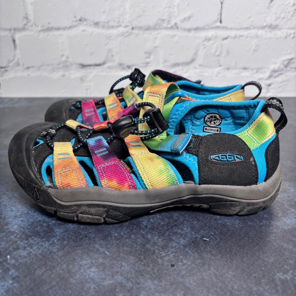 Keen Newport H2 Sandals Rainbow Tie Dye Water Outdoor Hiking Youth 1 - Picture 3 of 9
